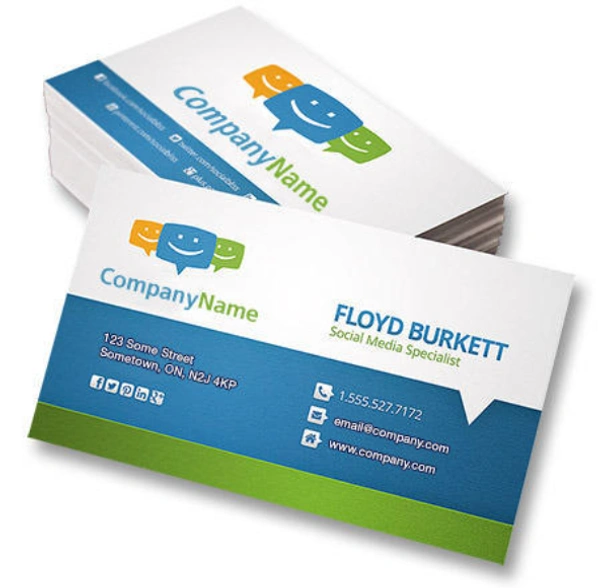 Visiting Card Without Lamination - 1000, Single Side