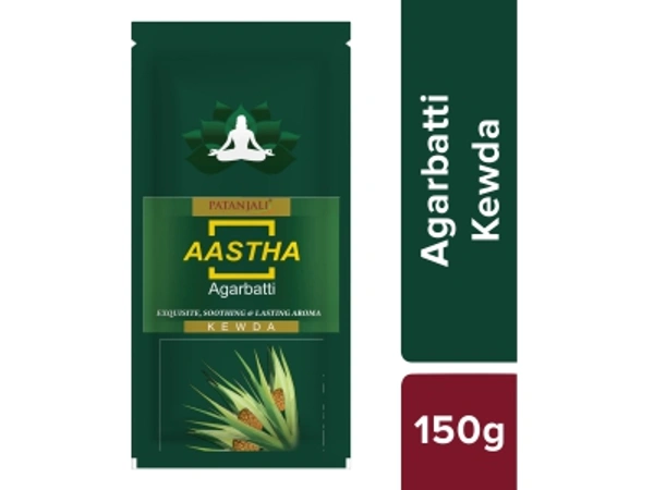 PATANJALI AASTHA AGARBATTI KEWDA - 150 GM