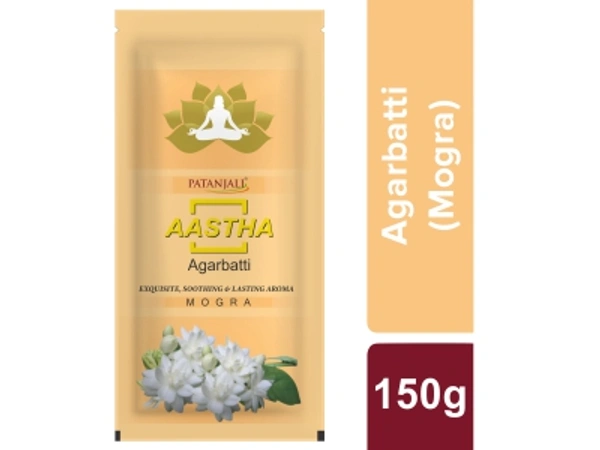 PATANJALI AASTHA AGARBATTI MOGRA- 150 GM