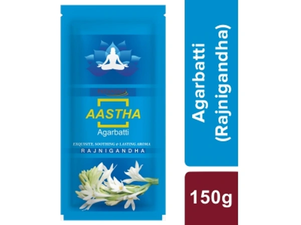 PATANJALI AASTHA AGARBATTI RAJNIGANDHA - 150 GM
