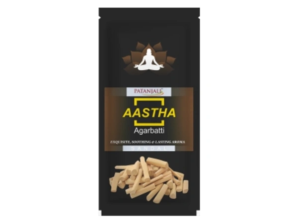 PATANJALI AASTHA AGARBATTI SANDAL - 150 GM