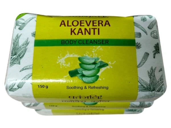 PATANJALI ALOEVERA K.BODY CLN.(150Gx3)C.O SOAP R20