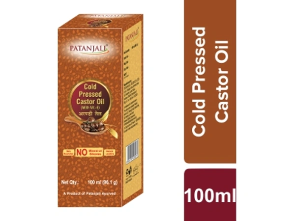 PATANJALI COLD PRESSED CASTOR OIL WITH VITAMIN E