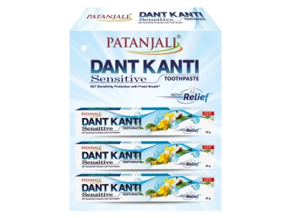 PATANJALI DANT KANTI SENSITIVE TP-50GX3 DISP. PACK