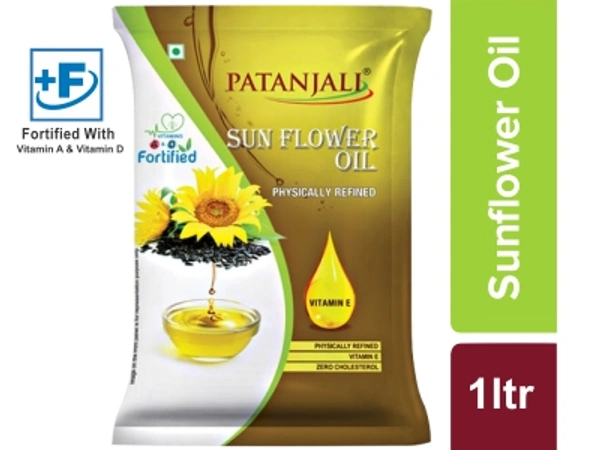 PATANJALI FORTIFIED� SUNFLOWER OIL 1 LTR (P)