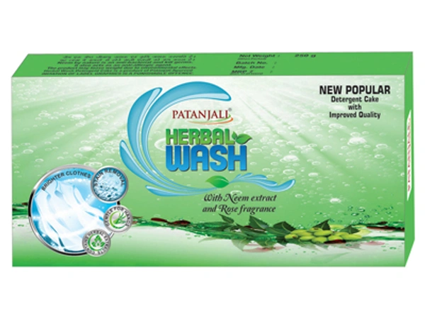 PATANJALI HERBAL WASH DETERGENT CAKE 250 GM