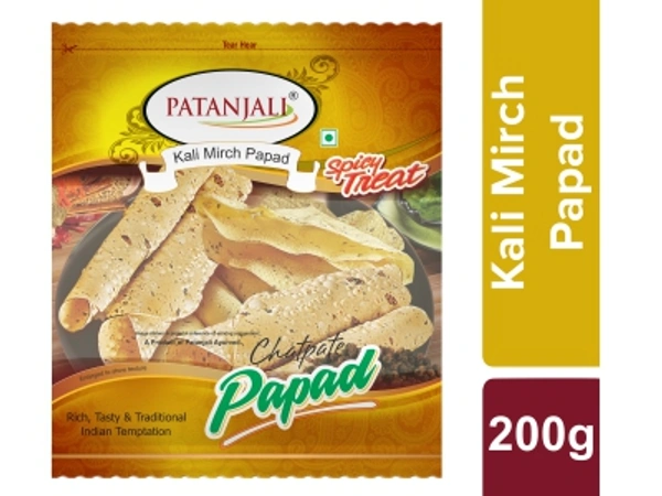 PATANJALI PAPAD KALI MIRCH