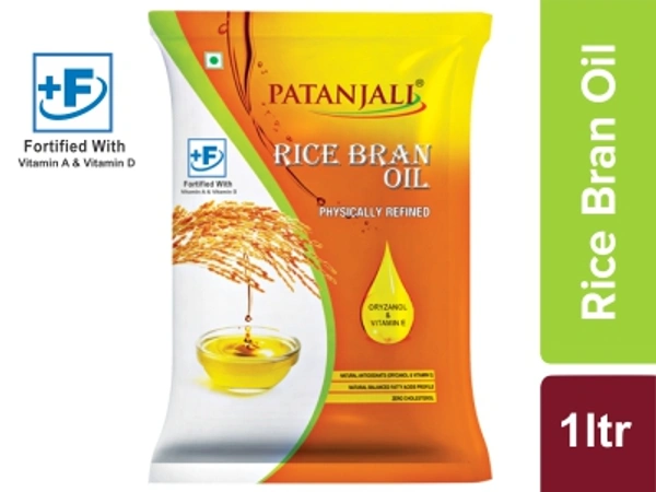 PATANJALI RICE BRAN OIL 1 LTR (P)