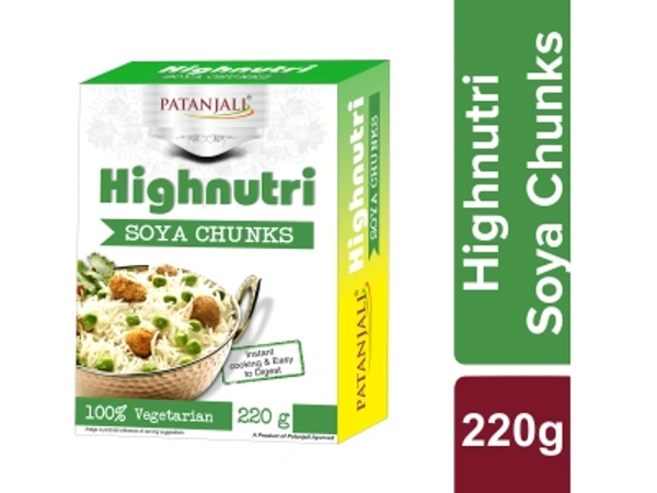 PATANJALI SOYA CHUNKS 220 GM