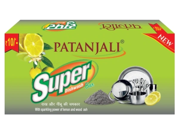 PATANJALI SUPER DISHWASH BAR-RS10/-