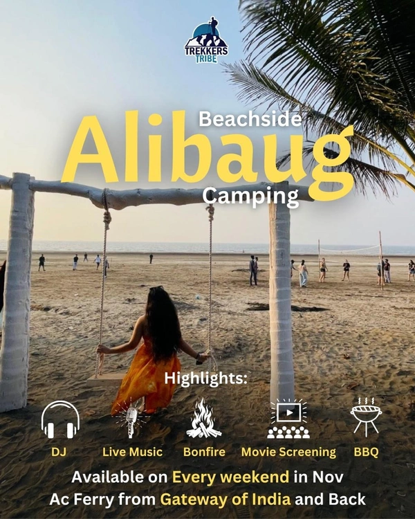 Special Beachside Alibaug Camping with Transport 