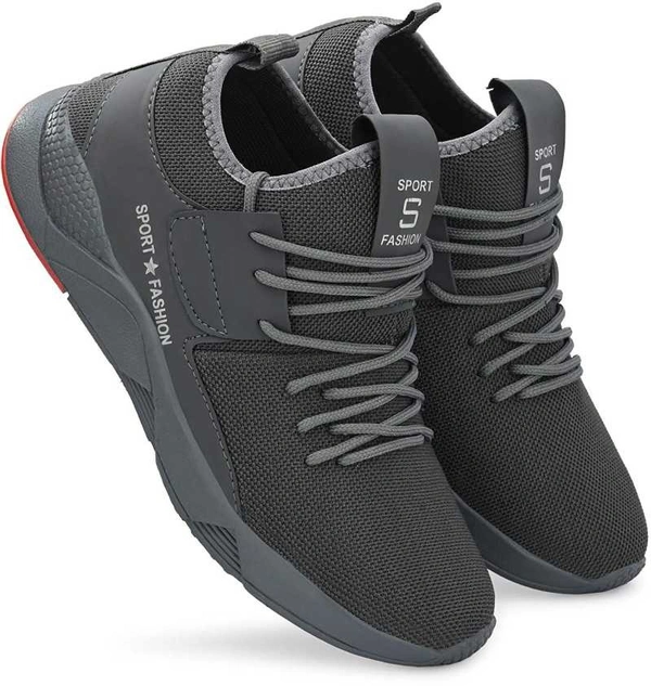 SAPIYU  Men's Air Series Mesh Sports Running Shoes (Made in India) Running Shoes For Men  (Grey) - 10
