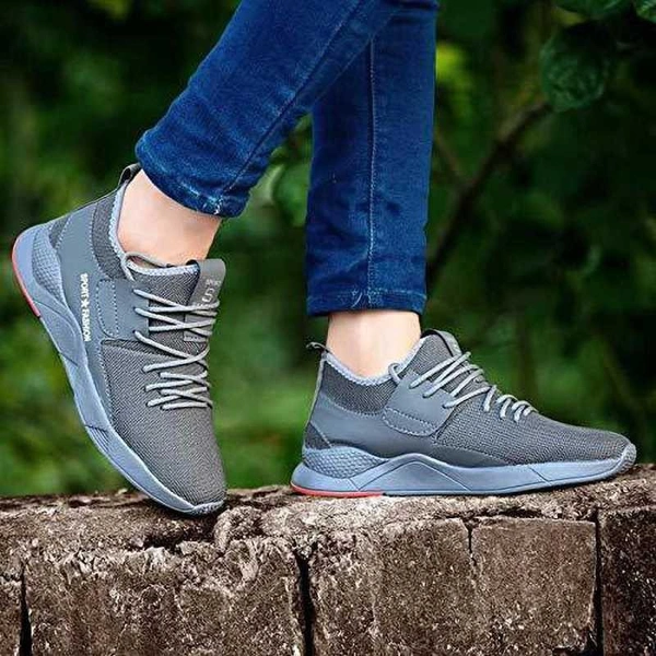 SAPIYU  Men's Air Series Mesh Sports Running Shoes (Made in India) Running Shoes For Men  (Grey) - 10