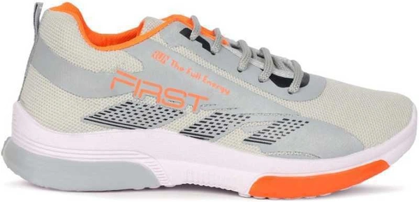 SAPIYU New Design Lightweight Stylish and Tredy Sports Walking Shoes Running Shoes For Men   - 10, Grey