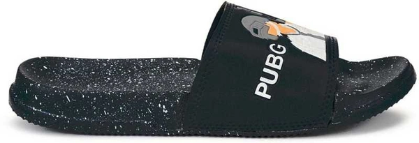 SAPIYU Mens PUBG Slides (BLACK) - 10, BLACK