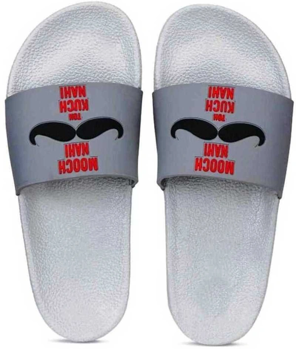 SAPIYU Mens Slides  - 7, GREY