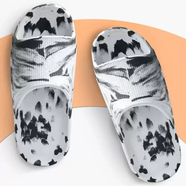 SAPIYU Zig Zag Casual Printed Comfort Trendy Stylish Slip-On Slipper Slides - 6
