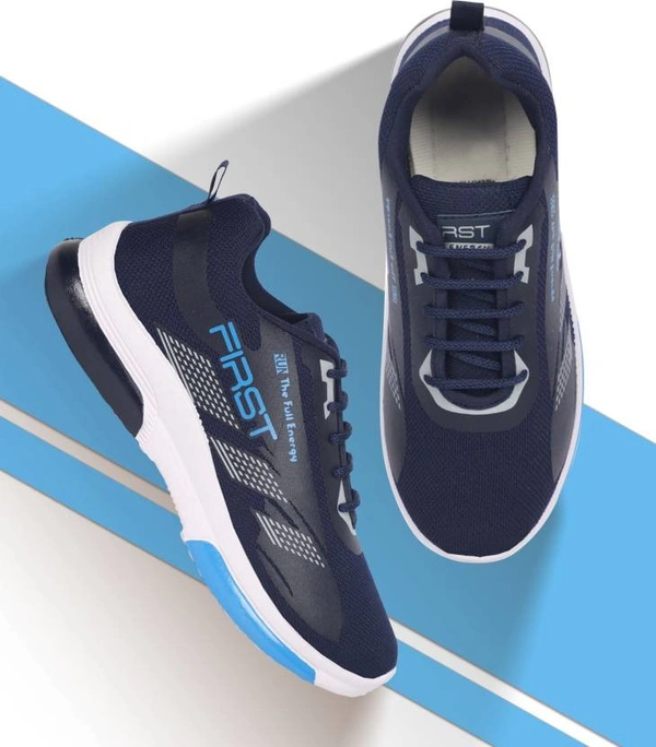 SAPIYU Mesh |Lightweight|Comfort|Summer|Trendy|Walking|Outdoor|Daily Use Sneakers For Men  (Navy, Blue) - 9
