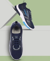SAPIYU Mesh |Lightweight|Comfort|Summer|Trendy|Walking|Outdoor|Daily Use Sneakers For Men  (Navy, Blue) - 9