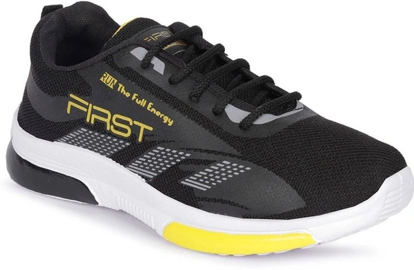 SAPIYU Sneakers For Men - 10, Black Gold