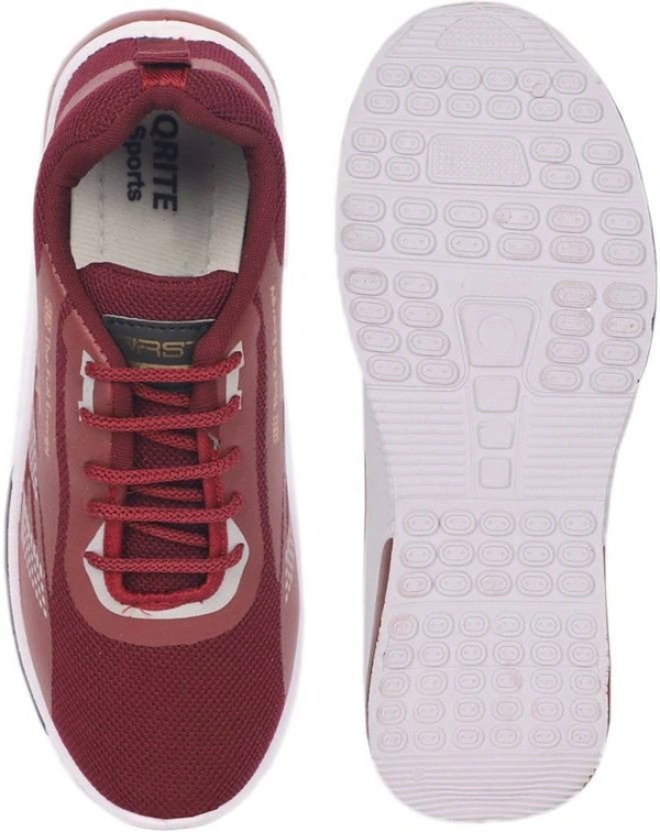 SAPIYU Running Shoes For Men (MAROON) - 6, MAROON