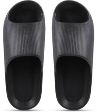 SAPIYU Mens Slides  - 10, BLACK
