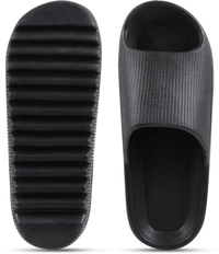 SAPIYU Mens Slides  - 10, BLACK