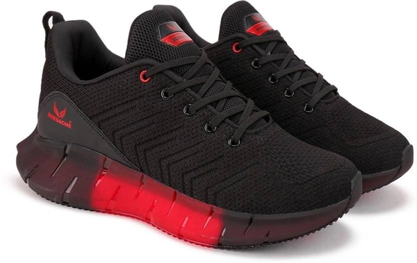 SAPIYU Sports Shoes ,BLACK Shoe Running Shoes For Men  (Black) - 10