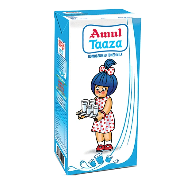 Amul Taaza Homogenized Toned Milk