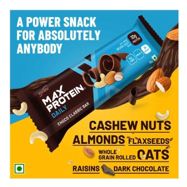 Rite Bite Max Protein Daily Almonds Chocolate Bar