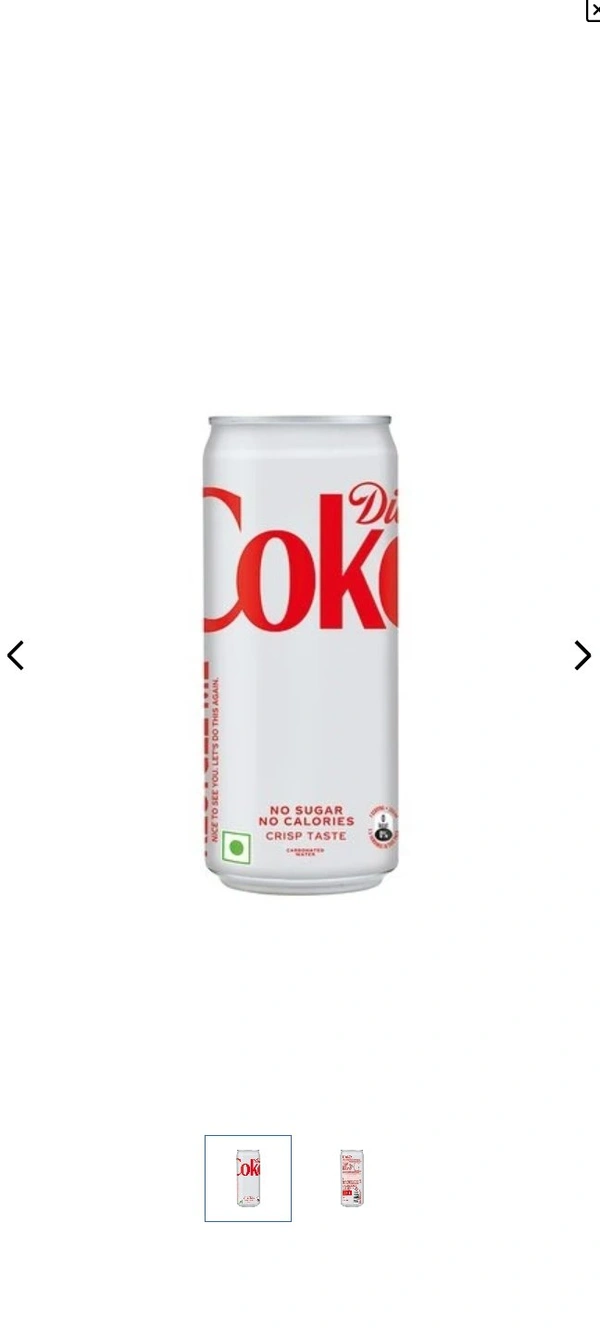 Coco Cola Diat Coke with Light Taste No Sugere