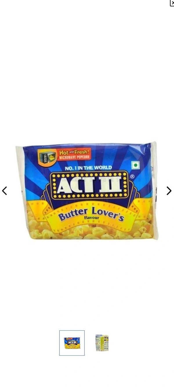 Act Butter Lover Flavoured