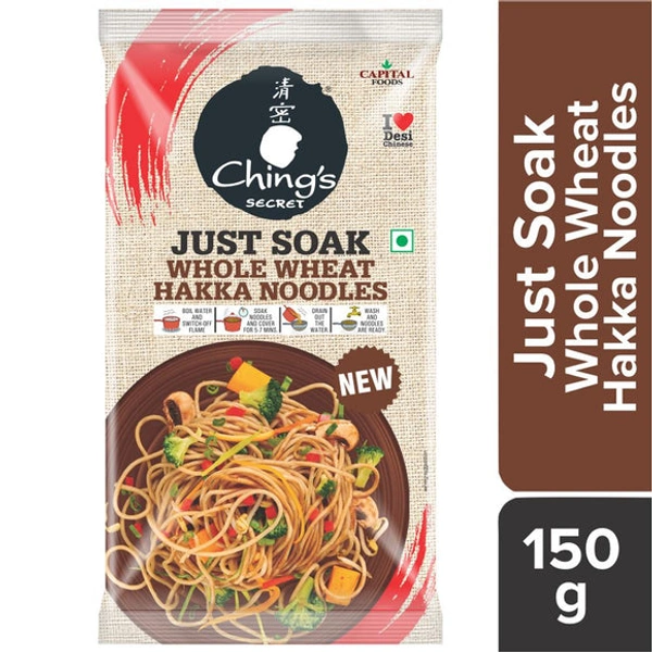 Chings Secreat Just Soak Whole Wheat Hakka Noodles