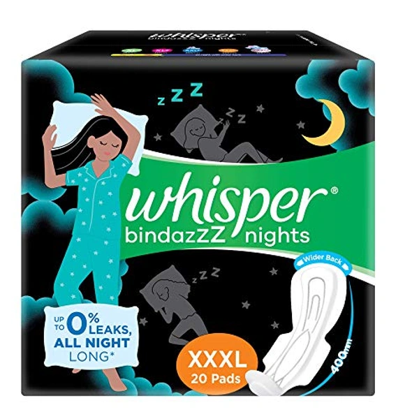 Whisper Ultra Night Xxxl Sanitory Pads