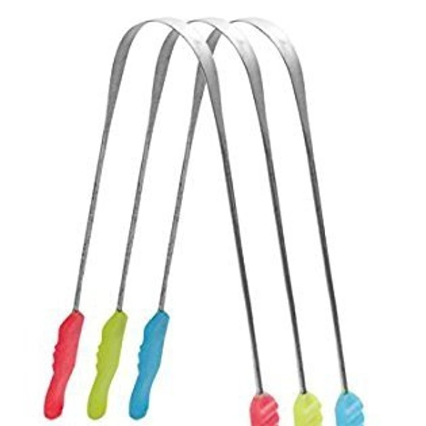 Plastic Tongue Cleaner With Handle