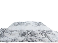 Doppelganger Homes Black n White Flowers Single Duvet (Blanket Cover)