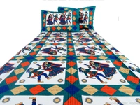 Dandiya Cotton Single Bed Sheet