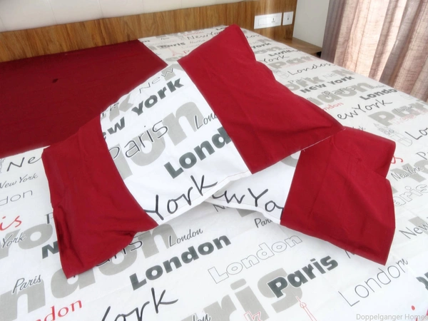 Doppelganger Homes London-Paris Designer Double Bed Sheet