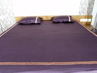 Doppelganger Homes Peach & Wine Double Bed sheet