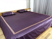 Doppelganger Homes Peach & Wine Double Bed sheet
