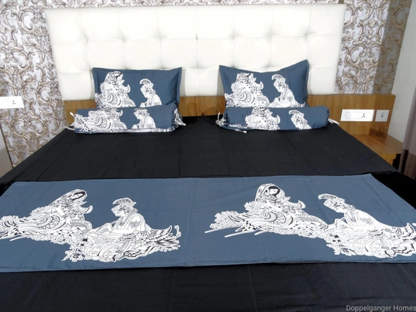 Doppelganger Homes Eternal Love Double Bed sheet set