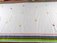 Doppelganger Homes Embroidered Butterfly Double Bed Sheet