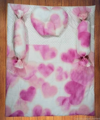 Doppelganger Homes Heart of Pink Infant Bedding Set