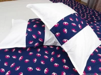 Doppelganger Homes Floral edge Designer Double Bed Sheet