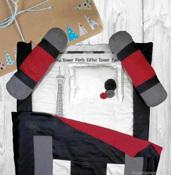 Doppelganger Homes EiffeI Tower Infant Bedding Set