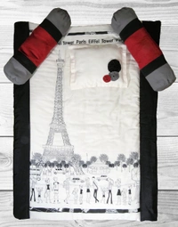 Doppelganger Homes EiffeI Tower Infant Bedding Set
