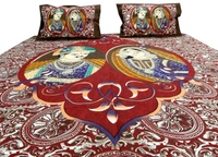 Doppelganger Homes Nawab Double Bedsheet