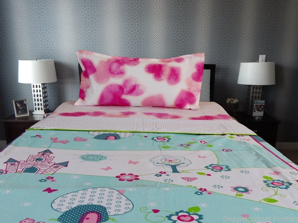 Doppelganger Homes Heart of Pink Bed in a Bag