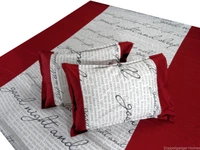 Doppelganger Homes Good Night Sleep Maroon Double Bed sheet