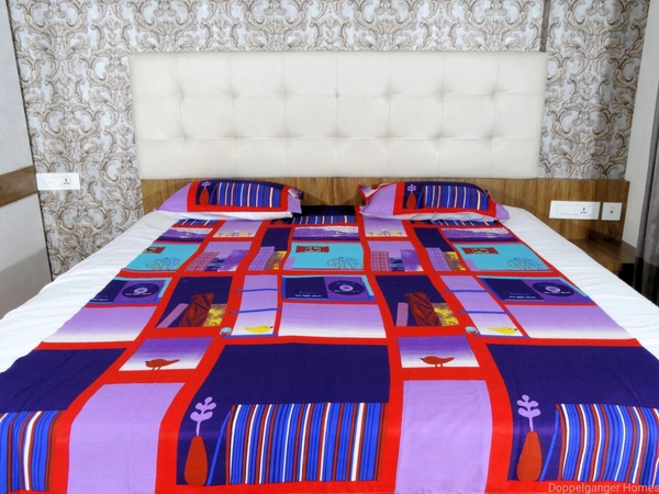 Doppelganger Homes "Bird on Window Ledge" Double Bed sheet